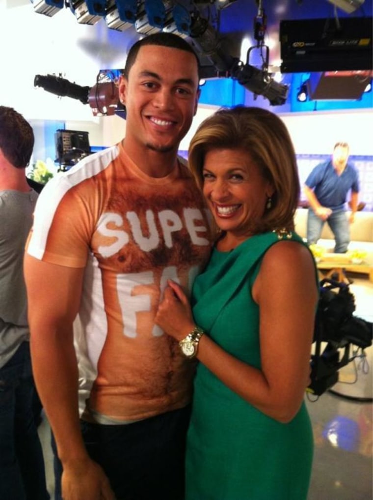 #GiancarloStanton @hodakotb can't tell who is more #superfan for who??