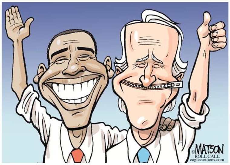 Five Funny Biden Gaffe Cartoons