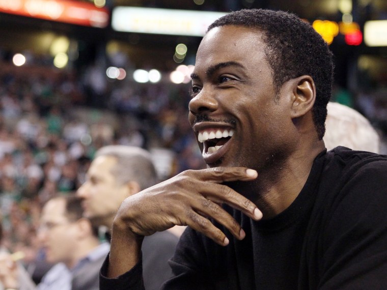 Chris Rock attends Game Five of the Eastern Conference Semifinals in the 2012 NBA Playoffs on May 21 at TD Garden in Boston.