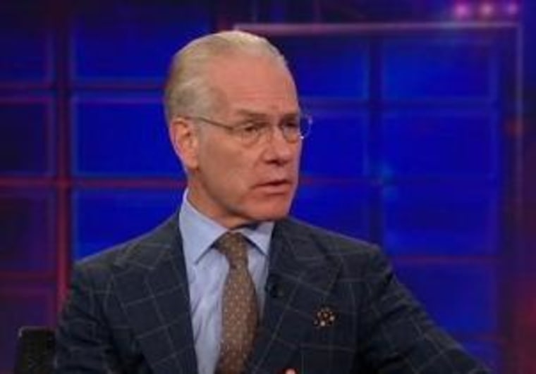 During a Monday night interview on \"The Daily Show,\" \"Project Runway\" mentor Tim Gunn explained the reason for all of the recent designer drama.