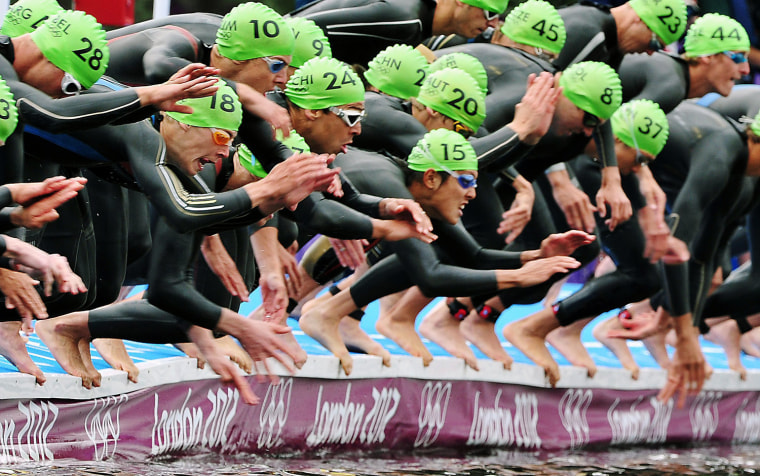 Britain's Alistair Brownlee Swims, Cycles And Runs To Olympic Gold In ...