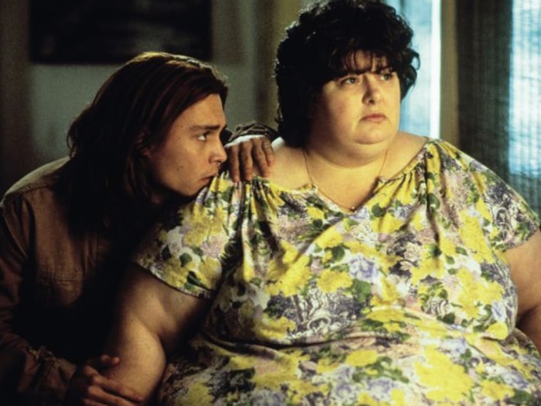 Johnny Depp and Darlene Cates in 1993's \"What's Eating Gilbert Grape.\"