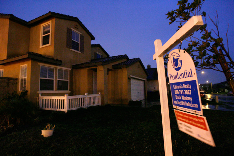 A house for sale is pictured in Fontana, San Bernardino County, California, in this 2009 file photograph. A mortgage firm backed by a number of prominent West Coast financiers is pushing local politicians in California and a handful of other states hardest hit by the housing crisis to use eminent domain to restructure mortgages that borrowers owe more money on then their homes are actually worth.