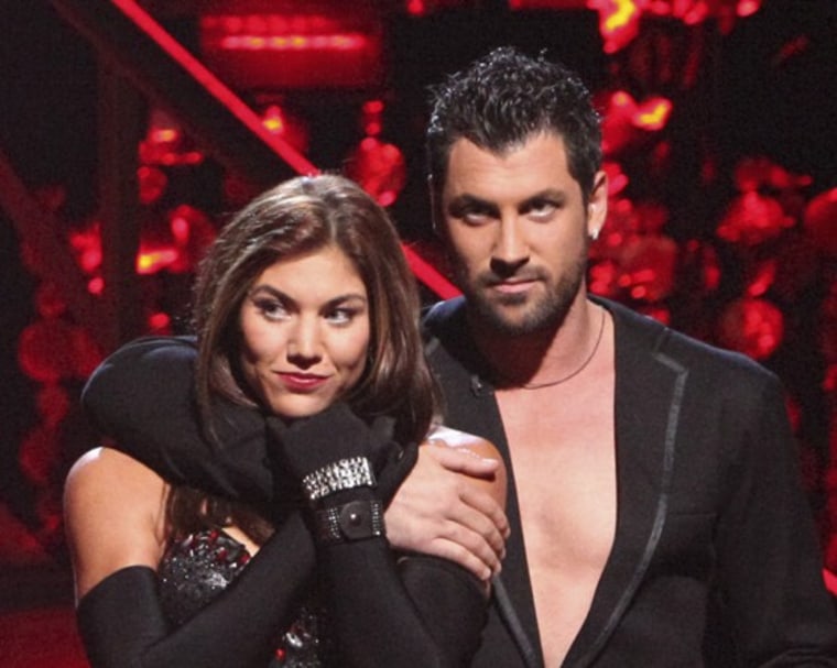 Hope and Maks on \"Dancing With the Stars\" on Oct. 4, 2011.