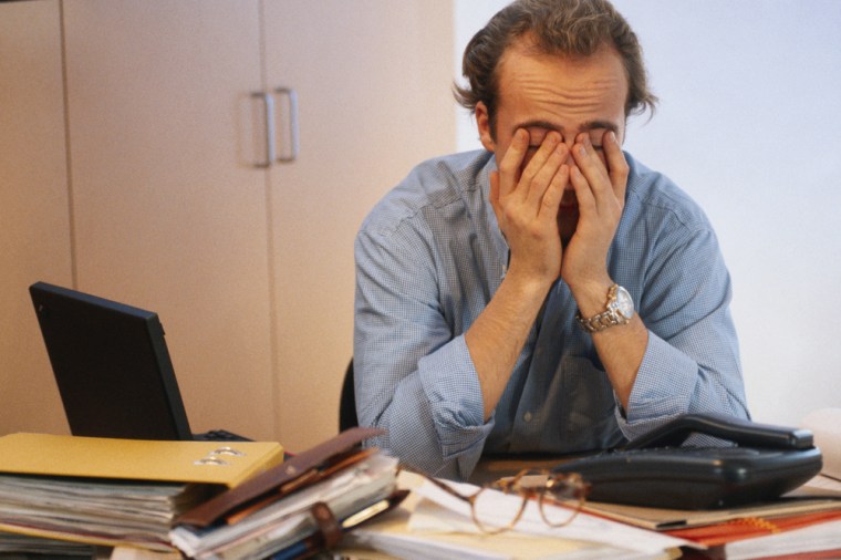 Nearly three-fourths of workers report being stressed out at the job, according to a survey.