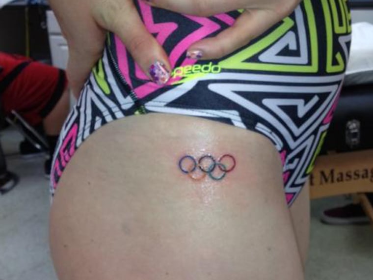 Olympic LOGO Temporary Tattoo Sticker  OhMyTat