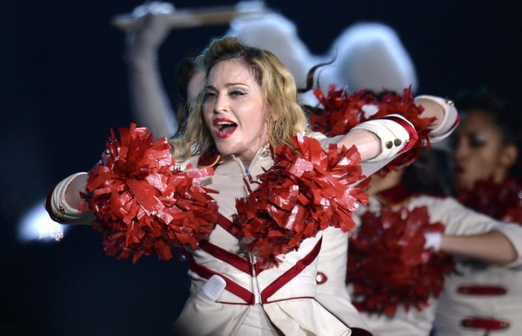 Madonna performs Aug. 18 during a concert in Zurich, Switzerland.