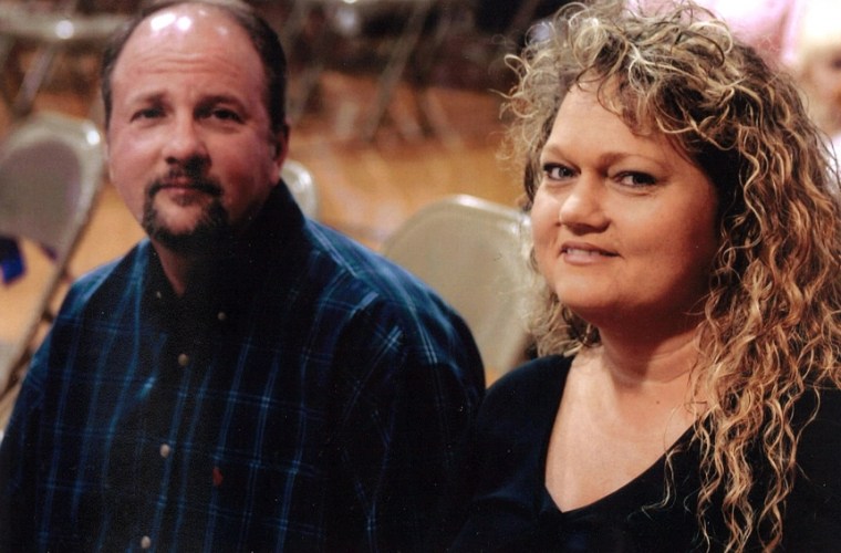 Tina Hall and her husband, L.V., in 2005. Tina Hall was fatally burned in a workplace accident in Franklin, Ky., two years later. Courtesy of L.V. Hall