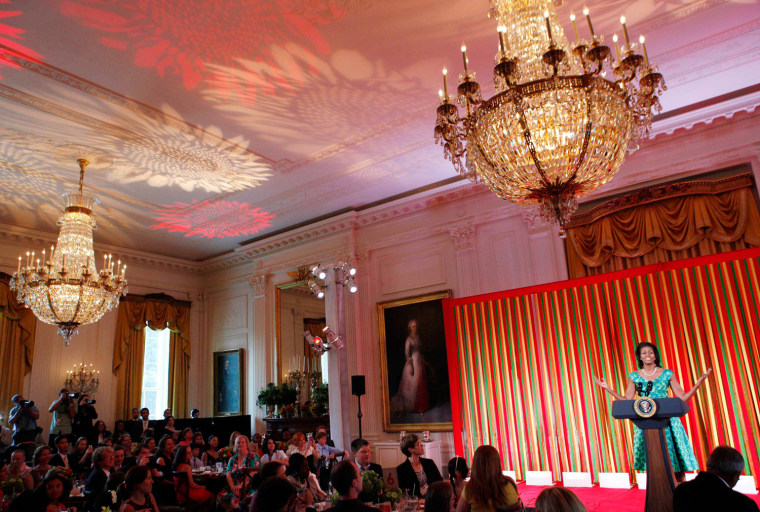 First lady Michelle Obama hosts the first ever