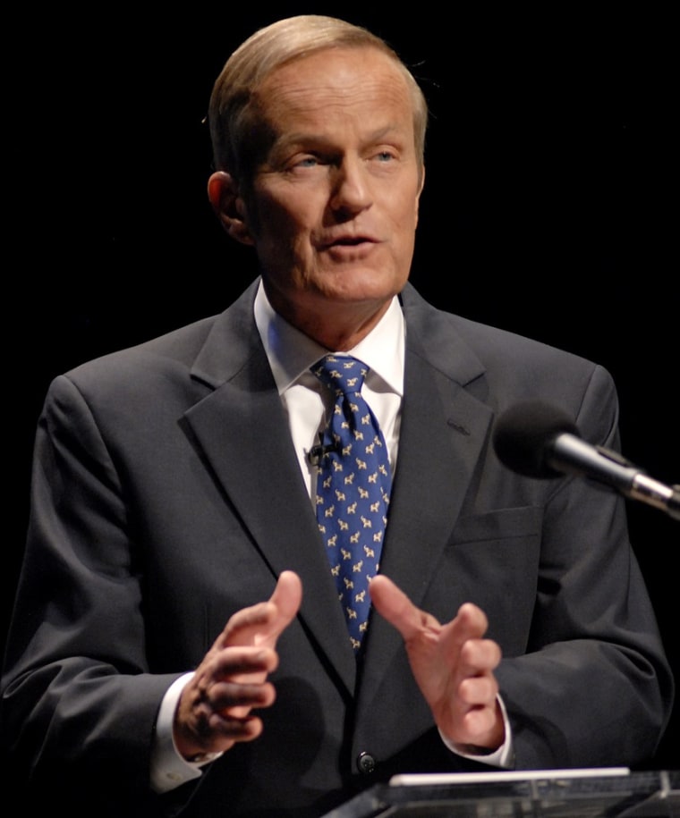 Republican candidate for the Senate, Todd Akin responds to a questions during a debate at Washington University in St. Louis, Friday, July 6, 2012.