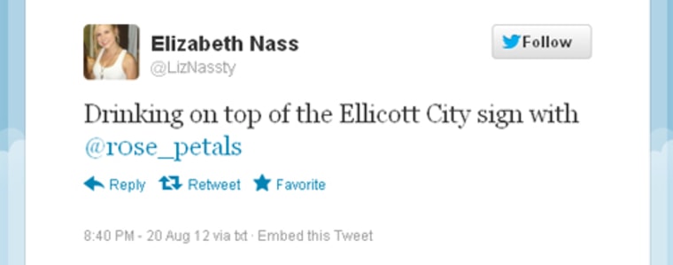 Tweet from Elizabeth Nass