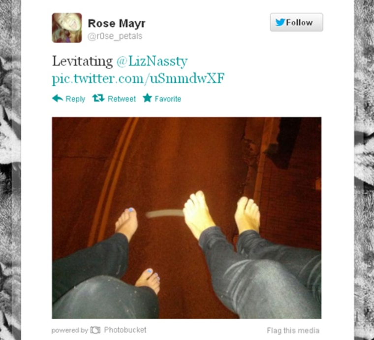 Tweet from Rose Mayr