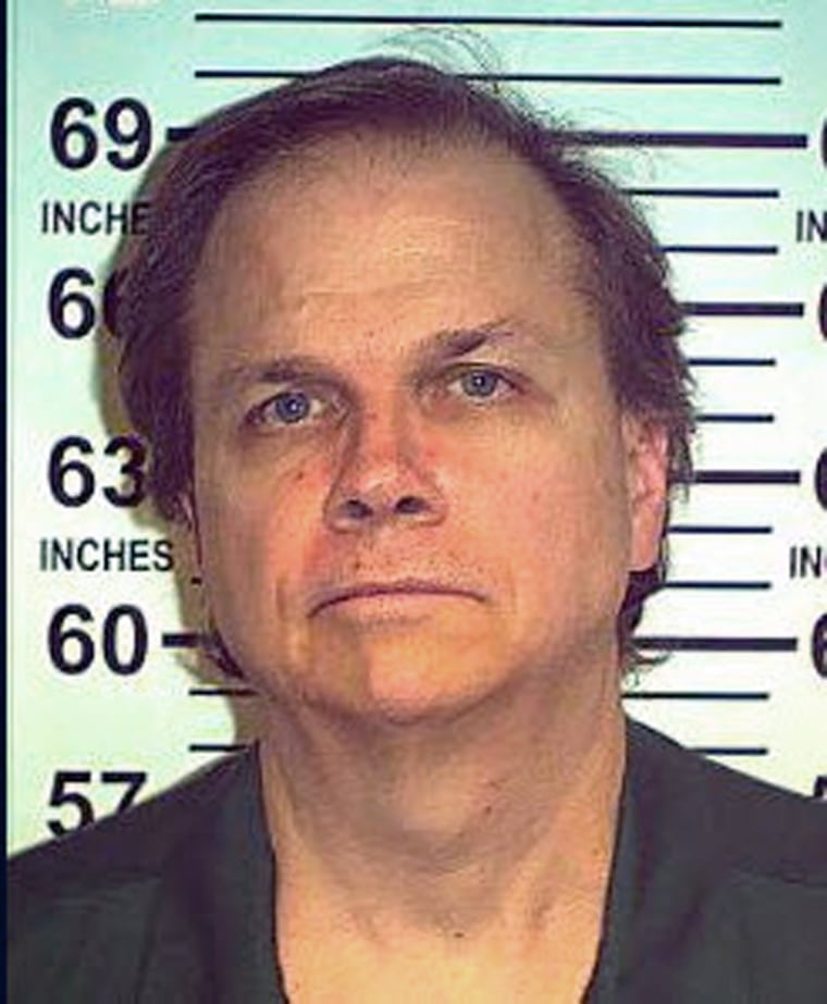 Mark David Chapman is seen in this handout photo taken May 15, 2012, from the New York State Department of Corrections and released to Reuters August 23, 2012.