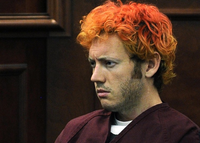 Colorado shooting suspect James Eagan Holmes makes his first court appearance in Aurora, Colo. on July 23, 2012.