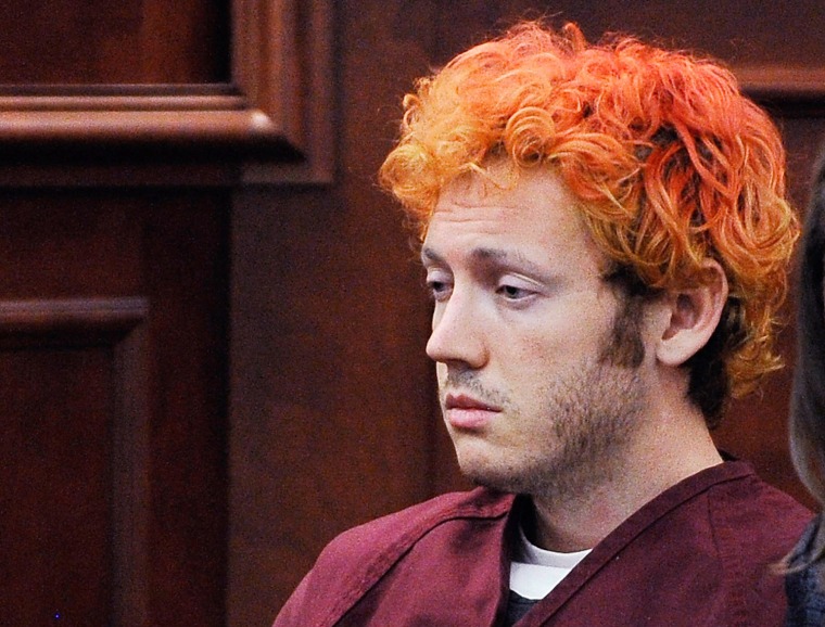 James Holmes makes his first court appearance at the Arapahoe County Courthouse in Centennial, Colo. on July 23.