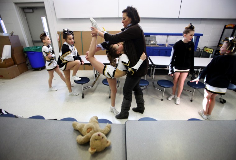 Chasing Cheer Chasing perfection: A look behind the scenes of the pre-teen world of ...