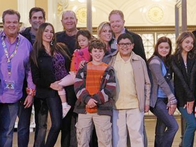 The \"Modern Family\" cast.