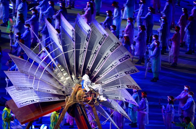 Look familiar? Opening ceremonies for the Paralympic Games