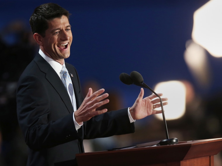 Republicans gather in Tampa, Florida to officially nominate Mitt Romney and his running mate, Paul Ryan, as the party's candidates for the 2012 presidential election.