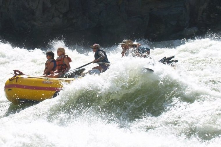 Paddle the Snake River's scenic territory in Hell's Canyon and rope a calf at Carman Ranch on Plate & Pitchfork's five-day Ranch and Raft culinary adventure.