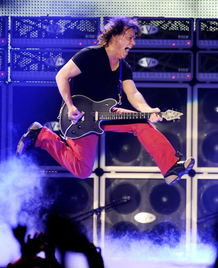 Eddie Van Halen performs in Inglewood, Calif., in February.