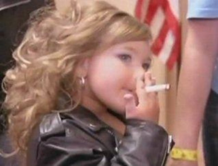 Destiny channeled Sandy from \"Grease\" -- complete with cigarette -- on \"Toddlers & Tiaras.\"