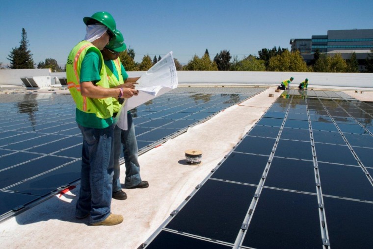 Image of SolarCity workers