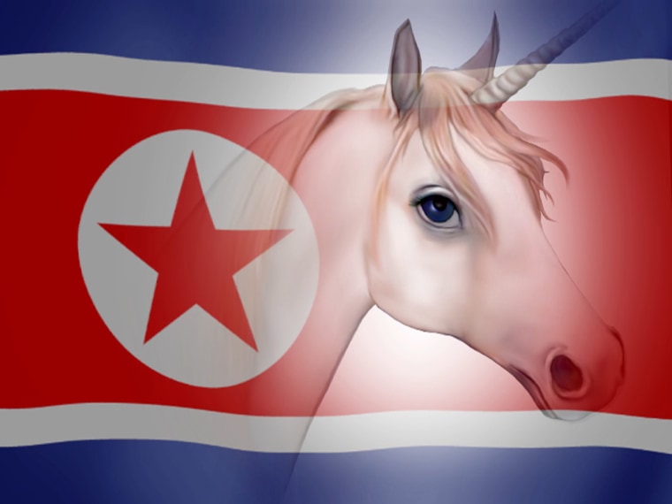 A North Korea news organization published a story claiming a unicorn lair exists in the country.