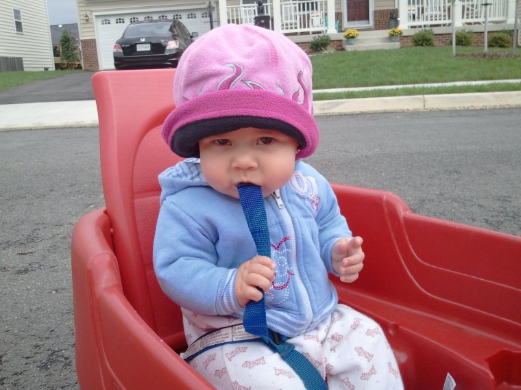 Sophie, 8 months, asks: \"Is it summer yet?\"