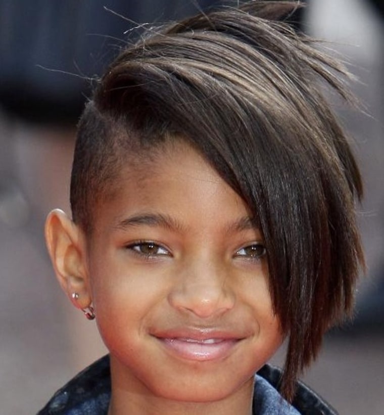 Willow Smith's name has risen in popularity, going from number 760 to 290, according to Nameberry.com.