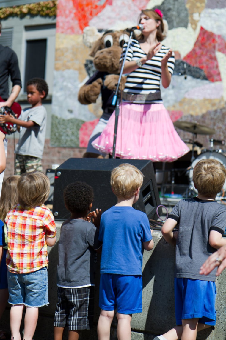 The Not-Its rock out for their pint-sized fans at a Seattle show.