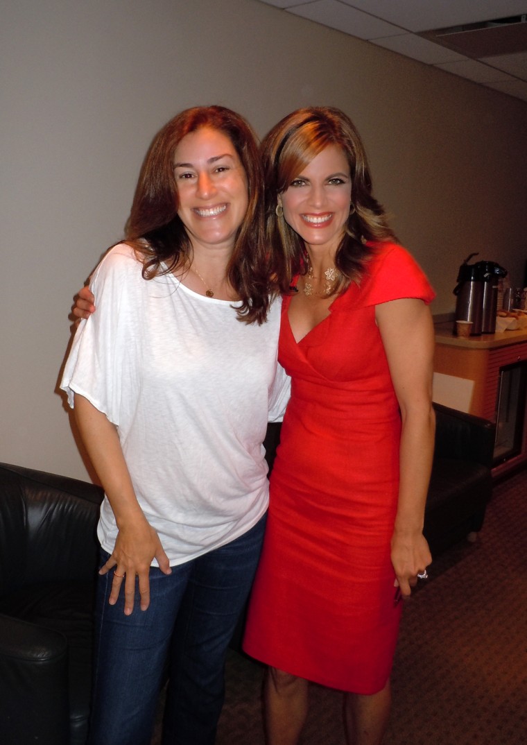 Sarah Maizes with TODAY anchor Natalie Morales.