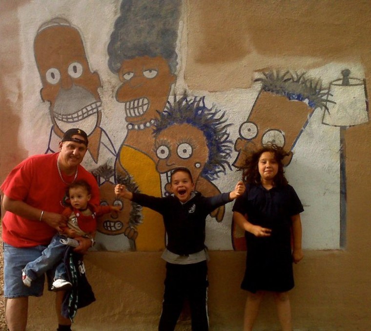 Fred Raff exposes his kids to graffiti art around town