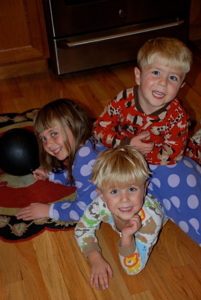 Hannah, Eli and Sam, kids of Cindi Brothers