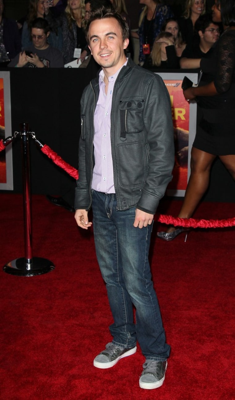 Actor Frankie Muniz in Los Angeles on Feb. 22.