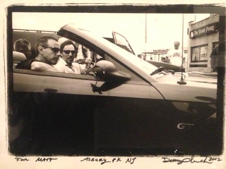 For his #ThrowbackThursday debut, Matt chose this shot of a spin around Asbury Park, NJ with Bruce Springsteen.