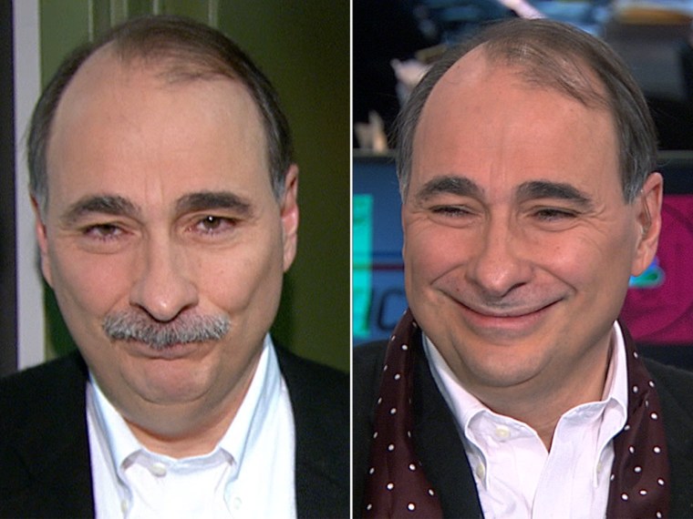 David Axelrod, before and after.