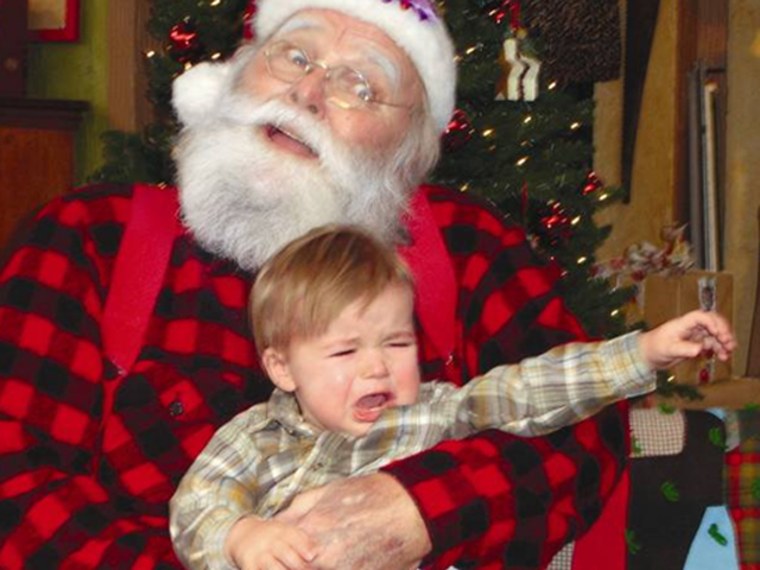 Discomfort and joy: This Santa loves mall, wet diapers and all