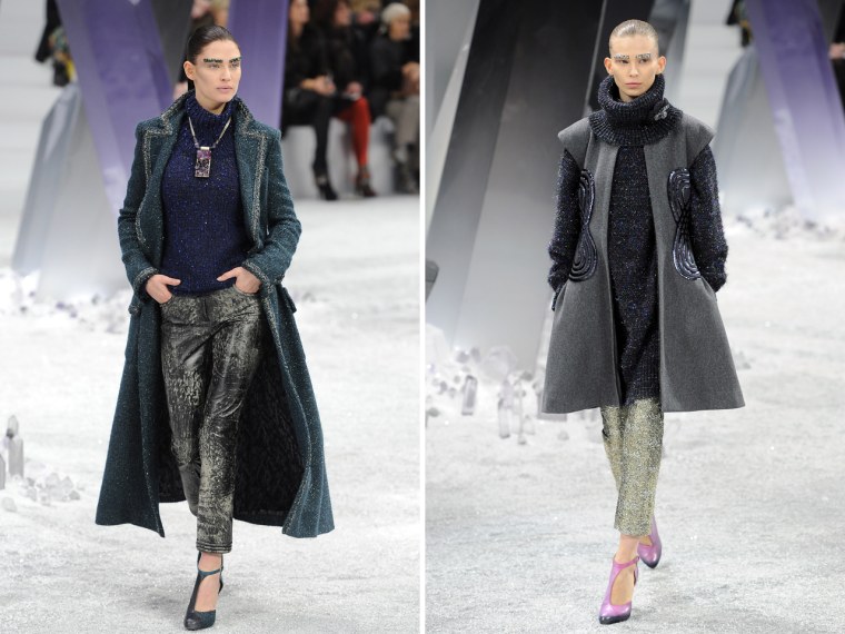 Is the turtleneck inching closer to cool? The winter staple was spotted on the Chanel fall 2012 ready-to-wear runway.