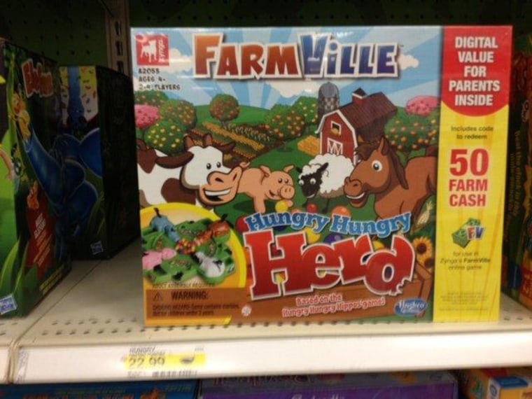 Zynga's Farmville \"Hungry Hungry Herd\" teaches kids about cause and effect, competition, and that original ideas are not a prerequisite for success.