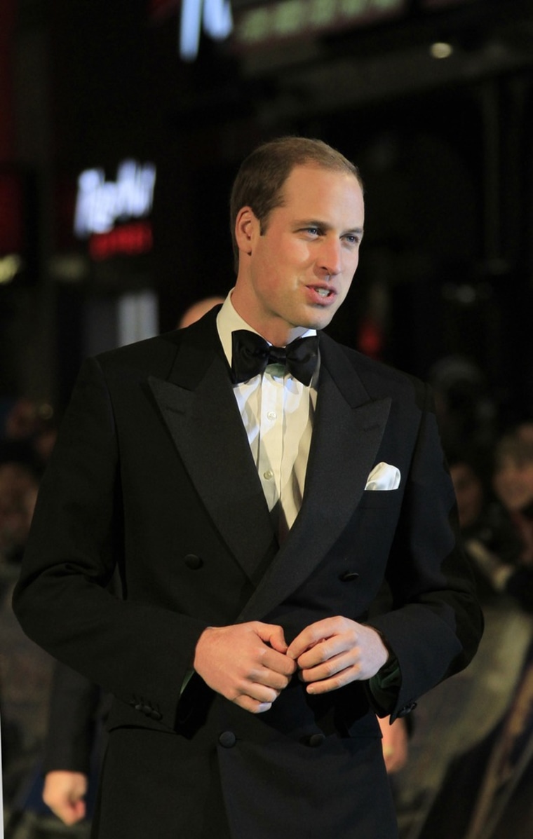 The Duke of Cambridge attended the UK premiere of