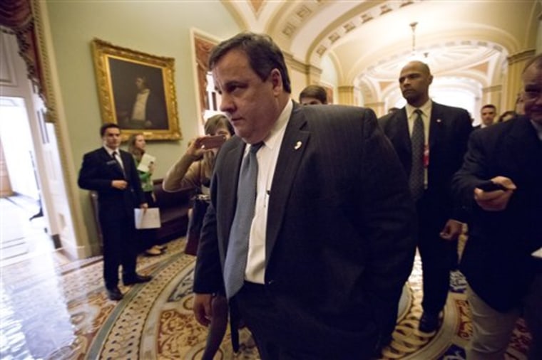 New Jersey Gov. Chris Christie says he's in good enough shape to be the Commander-in-Chief.