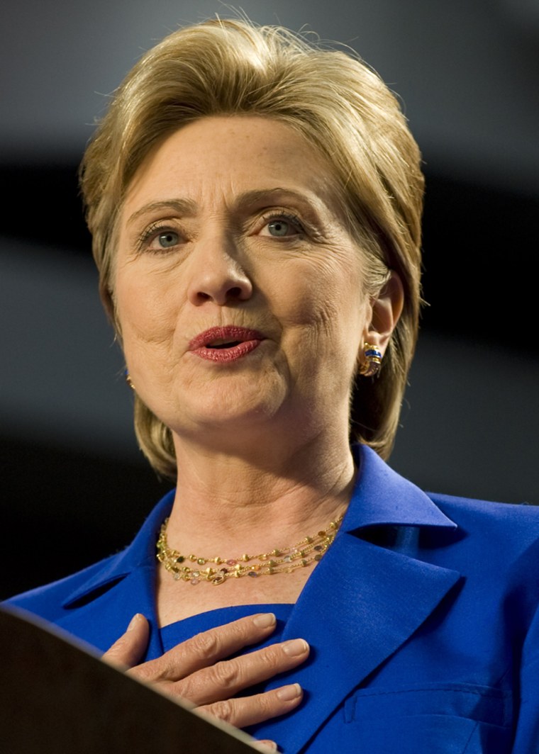 Clinton's longtime go-to style was a short cut, but she recently abandoned it as too much work.