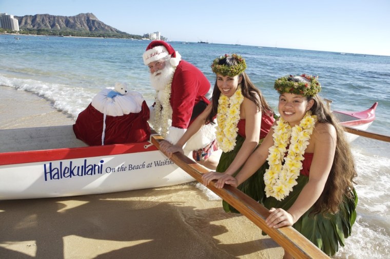 Image: Santa in Hawaii