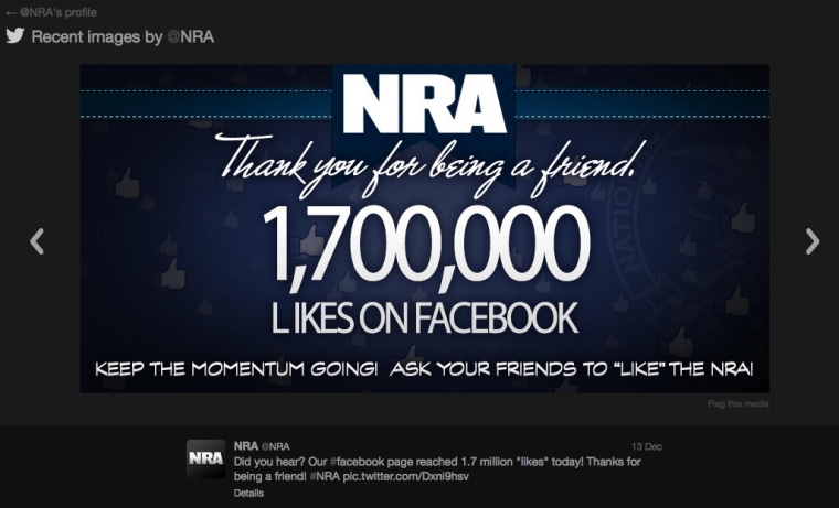 NRA announces 1.7 million