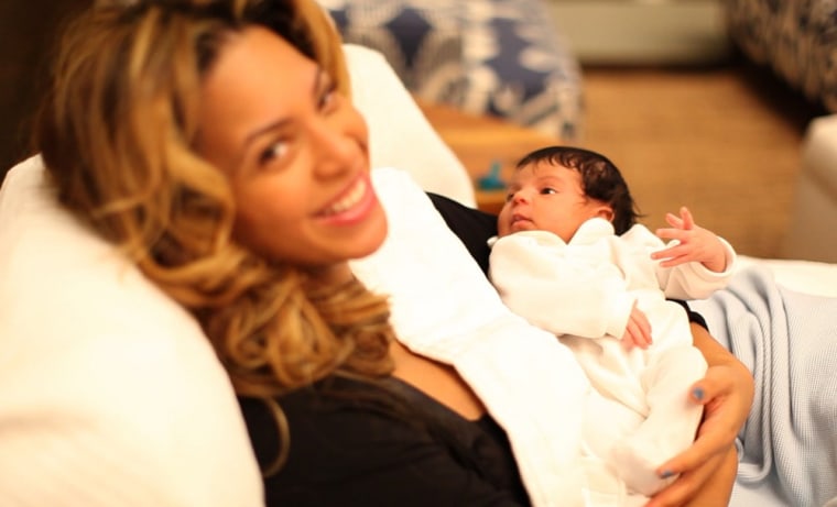 Beyonce with daughter Blue Ivy Carter