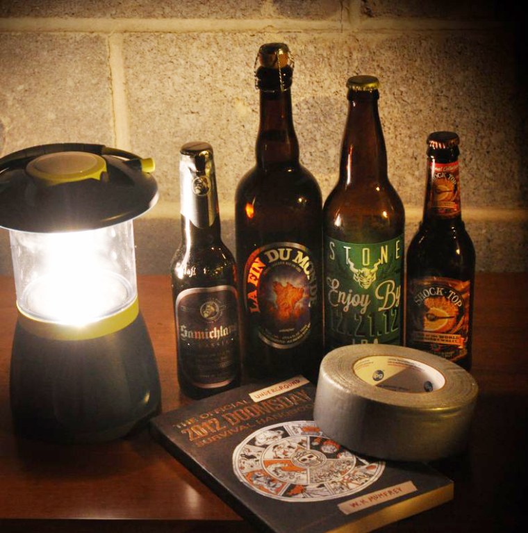 Preparation for the end of the world is not complete without some brews to get you through.