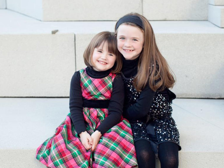 Emma, 9, and Abby, 4, have helped mom Ashley Gatewood Taylor get in the Christmas spirit.