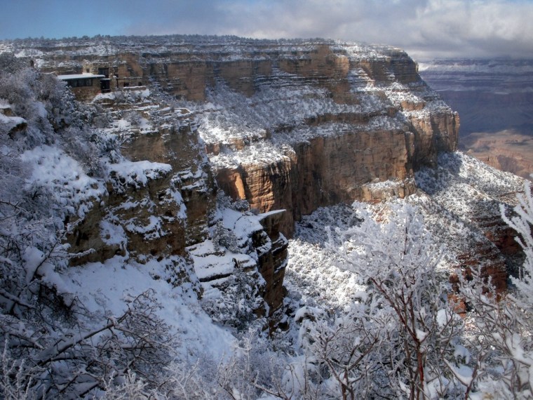 Snow at the Grand Canyon