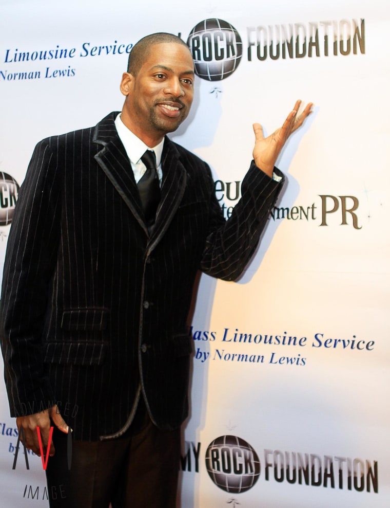 Tony Rock arrives to his myROCK Foundation's 2011 Live to Laugh charity toy drive at the W Hotel in Hollywood, CA